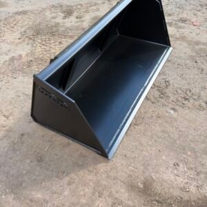 Custom heavy-duty excavator bucket interior detail - Superior Buckets NJ fabrication