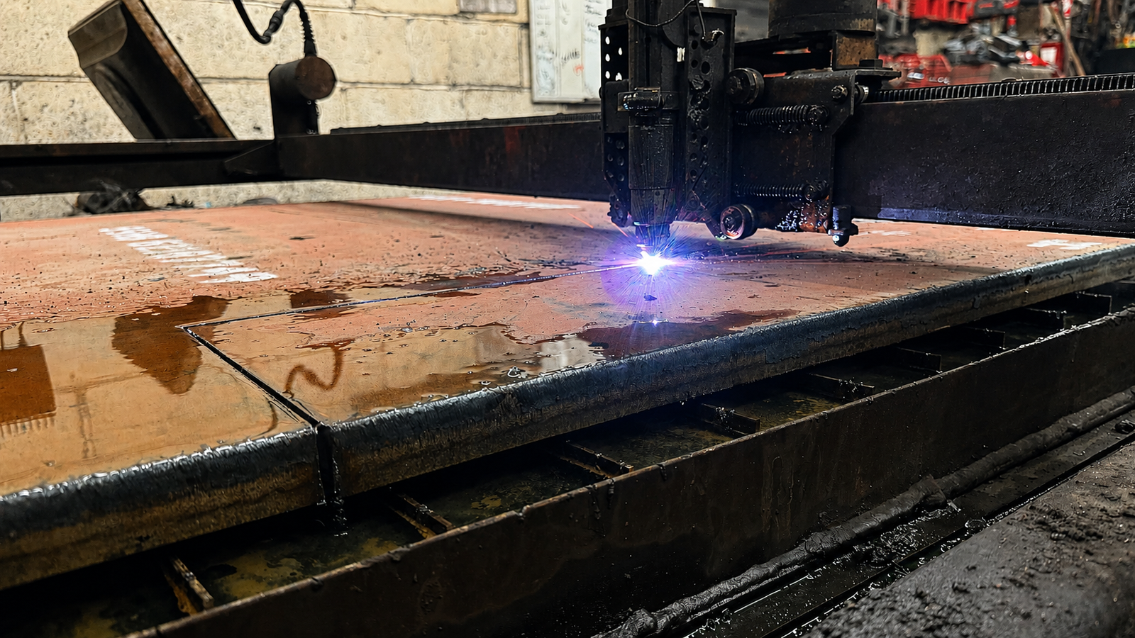 custom excavator bucket builder plasma table cutting at Superior Buckets