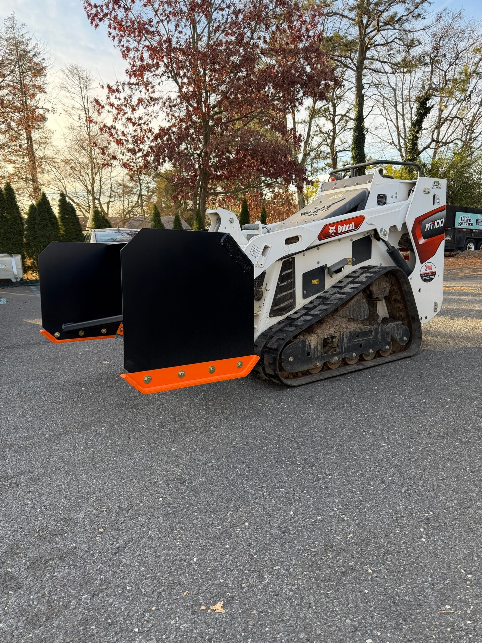 MT Mount Mini Skid Steer Bucket - Custom NJ Fabrication
